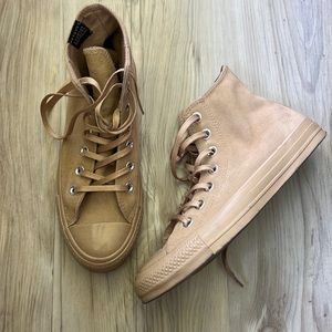 Converse High Top Chuck Taylor Sneakers - Women’s Size 6 - Tan Color
